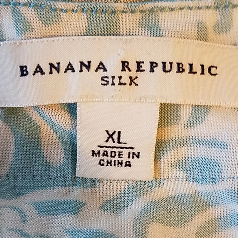 NEW Banana Republic brand SILK blouse size XL - Picture 2 of 6
